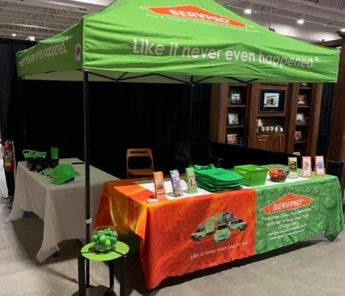 SERVPRO booth set up at trade show